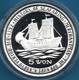 KOREA NORTH DPR 5 WON 1999 Argent 999‰ Silver  PROOF HISTORY OF SEAFARING PERIOD. 918-1392 - Korea (Noord)