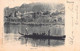 013056 "TORINO - SUL PO" ANIMATA, CANOA.  CART SPED 1900 - Fiume Po