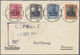 Deutsche Besetzung I. WK: 1914/1917, Partie Von Ca. 67 Briefen/Karten/Ganzsachen Mit Bedarfspost Und - Ocupación 1914 – 18