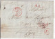 SUISSE - 1844 - LETTRE De GENEVE Avec PORT PAYE PP ! + ENTREE En FRANCE Par FERNEX => LYON - ...-1845 Voorlopers