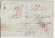 SUISSE - 1844 - LETTRE De GENEVE Avec PORT PAYE PP ! + ENTREE En FRANCE Par FERNEX => LYON - ...-1845 Vorphilatelie