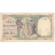 Billet, FRENCH INDO-CHINA, 20 Piastres, Undated (1936), KM:56b, SUP+ - Indochine