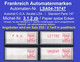 Frankreich France ATM LSA04-75747 Paris 147 / Michel 3.1.2 / Satz 1.9.1981 / Distributeurs Automatenmarken Etiquetas - 1981-84 Types « LS » & « LSA » (prototypes)