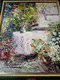 Delcampe - Terrasse Avec Fleurs Et Table, A. Gisbert/ Terrace With Flowers And Table, A. Gisbert - Olii