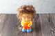 Delcampe - N.O.S. Best Vintage Rubber Toy USSR 1980s Soviet Toy Boy Figurine PONCHIK Brown Hair From Neznaika. Baby Doll - Peluche