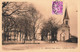 79 Brioux Eglise Et Place Cpa Carte écrite En 1935 - Brioux Sur Boutonne