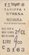 STRESA  /  NOVARA - Biglietto Di 2^ Classe _ 1977 - Europa
