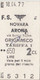 NOVARA  /  ARONA  - Biglietto Di 2^ Classe _ 1977 - Europe