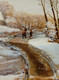 Delcampe - Merveilleux Paysage D'hiver Néerlandais, RJJ De Munnink, 1983/ Wonderful Dutch Winter Landscape, RJJ De Munnink, 1983 - Olii
