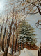 Delcampe - Merveilleux Paysage D'hiver Néerlandais, RJJ De Munnink, 1983/ Wonderful Dutch Winter Landscape, RJJ De Munnink, 1983 - Olii