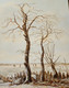 Delcampe - Merveilleux Paysage D'hiver Néerlandais, RJJ De Munnink, 1983/ Wonderful Dutch Winter Landscape, RJJ De Munnink, 1983 - Huiles