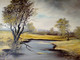 Paysage Avec Rivière/ Landscape With River - Huiles