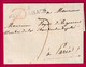 MARQUE 66 NEUF-BRISACH HAUT RHIN POUR PARIS 1819 INDICE 10 - 1801-1848: Precursori XIX