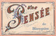 Une Pensée De BLAREGNIES - Carte Colorée Et Circulé En 1907 - Quévy