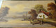 Paysage Avec Maison Au Bord De La Rivière Et Deux Bateaux, NDF/ Landscape With House By The River And Two Boats, NDF - Huiles