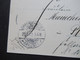 Delcampe - DR AK 1914 1903 Rezonville Stempel Metz Und Handschriftl Vermerk Eigenhändig Abgegeben Stp. Braunschweig Ankunft - Elsass