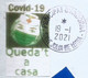 Lettre De Pologne, Destination Principauté D'Andorre, Arrivée Pendant Le 3ème Confinement Covid19 - Cartas & Documentos