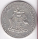 Bahamas 5 Dollars 1974 FM , Elizabeth II, Flan Bruni. En Argent,  KM# 67a - Bahamas