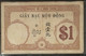 Indochina Indochine Vietnam Viet Nam Laos Cambodia 1 Piastre VF Banknote Note / Billet 1921-31 / Pick # 48b / 2 Photos - Indochine