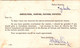 (3 A 18) Australia In 1951 ? - Posted O.H.M.S - O.I.C Police - Postcard With Perfins Stamp - Perforés