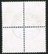BLOC DE 4 TIMBRES OBLITERES 1938 C/.S.B.K. Nr:215z. Y&TELLIER Nr:312a. MICHEL Nr:327z. PAPIER GRILLE . - Used Stamps