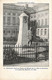Monument élevé Au Comte De Mérode Par La Ville De Bruxelles, En 1898 - Env. à Mlle Bragard 14, Rue Du Séminaire, Namur - Monuments