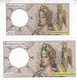 2 Billets échantillon Athéna 10054 Et 10202 Avec Filigrane - Test Distributeur - Specimen