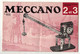 Manuel D'instructions Pour Boites 2 Et 3 Meccano - Format : 26.5x17 Cm Soit 25 Pages - Meccano