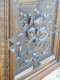 GRANDE ANCIENNE PORTE NOYER HENRI II DECOR AU PANIER DE FRUITS En EPAISSEUR Déco Collection Meuble Ancien - Altri & Non Classificati