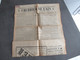 Delcampe - Frankreich 1909 Allegorie Nr.87 Waagerechtes Paar Komplette Zeitung Courrier De L'ain Le Numero 5 Centimes Nach Paris - Lettres & Documents