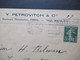 Frankreich 1920 Auslandsbrief Von Y. Petrovitch & Cie Boulevard Malesherbes An Maison H. Belman In Berlin - Covers & Documents