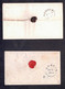 GB MALTESE CROSSES PRESTON STAFFORD ABERDEEN 1d RED IMPERFS 1842/44 - Covers & Documents