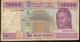 C.A.S.  CONGO  P110Ta 10000 Or 10.000 Francs 2002 Signature 5 Fine Few P.h. - Zentralafrikanische Staaten