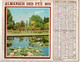 Almanach Des P.T.T. 1974 Avec Photo De Marseille Et Parc De L'école Du Breuil, Cahier Intérieur Absent - Grand Format : 1971-80