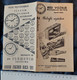 Timetable, Beograd - Sever Subotica April 1962, More Advertising Zvecevo Drinks, Ikom Watches ,edit Yugoslavia Railways - Europe