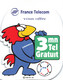 Carte Prépayée France Telecom Footix 1995 Mascotte Coupe Du Monde France 1998 Foot Football  Neuve Code Non Gratté - FT