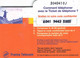 Carte Prépayée France Telecom Ticket De Téléphone 100 Francs Carte Téléphonique 30/04/2000 - FT