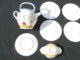 Delcampe - Lot Charolles Coq Château Bourgogne Auvergne Thiers Service Bol Assiettes Pichet St Clément Théière Cafetière - Charolles (FRA)