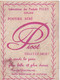 Fiche Publicitaire De Tableau Des Pesées/Poudre Bébé PICOT/ Laboratoire Des Produits PICOT/CALAIS/1966           PARF228 - Produits De Beauté