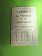 CARNET De Pesées & De L'Enfance /Moyenne Des Poids Chez Les Adultes/ Docteur MARFAN/1944  PARF231 - Beauty Products