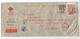 AUSTRALIA 9D+5/ LARGE COVER MESSAGE SERVICE RED CROSS AUSTRALIAN VICTORIA 1944 AIR MAIL TO GENEVE SUISSE CENSURE - Covers & Documents