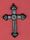 PENDENTIF EN MICRO MOSAIQUE CROIX CATHOLIQUE - Pendentifs