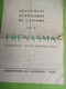 Médicament/ Notice D'utilisation/ Traitement Scientifique De L'Asthme/FRENASMA/Gastrhéma-Paris/ Vers 1950-60  PARF233 - Accessoires