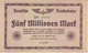 BILLETE DE ALEMANIA DE 5000000 MARK DEL AÑO 1923 (BANKNOTE) FUNF MILLIONEN - 5 Millionen Mark