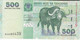 BILLETE DE TANZANIA DE 500 SHILINGI DE UN BUFALO DEL AÑO 2003 (BANKNOTE) - Tanzanie