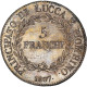 Monnaie, États Italiens, LUCCA, Felix And Elisa, 5 Franchi, 1807, Firenze - Lucca