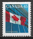 Canada 1998. Scott #1362a Single (U) Flag And Building - Single Stamps