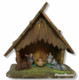 06217 PRESEPE - Grotta Natività - + 5 Statuine - Cm 24x10x23 H - Weihnachtskrippen