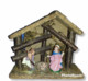 36100 PRESEPE - Grotta Natività - + 3 Statuine - Cm 20x8x16 H - Kerstkribben