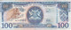 BILLETE DE TRINIDAD Y TOBAGO DE 100 DOLLARS DEL AÑO 2006 (BANKNOTE) BIRD-PAJARO - Trindad & Tobago